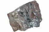 Metallic, Needle-Like Pyrolusite Crystals - Morocco #220655-1